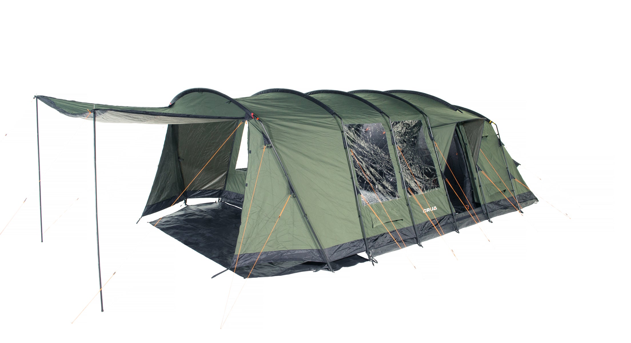 LOJ | 6 PERSON INSULATED TUNNEL TENT - ALL WEATHER COMPATIBLE, WATERPROOF, SPACIOUS SHELTER WITH ENHANCED COMFORT AND DURABILITY