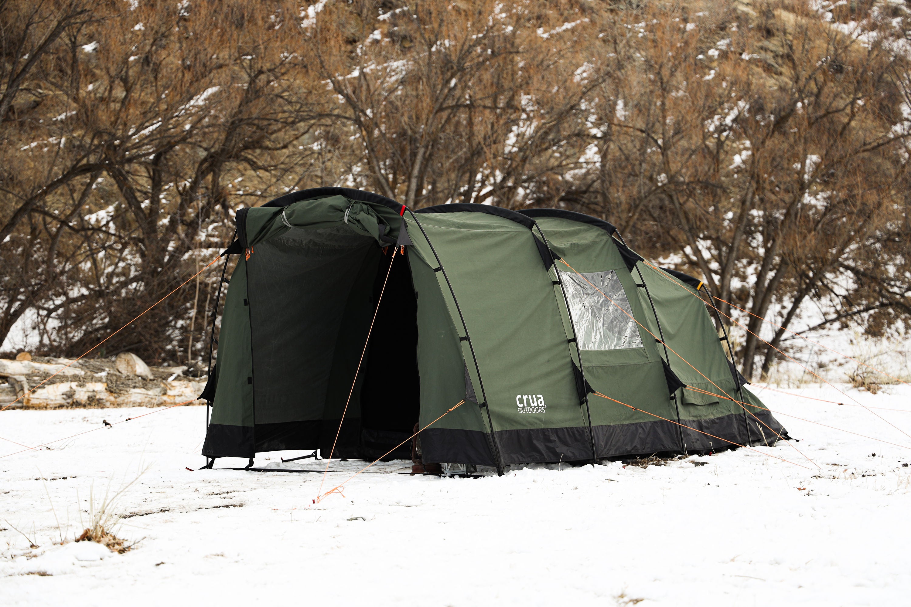 TRI | 3 PERSON INSULATED TUNNEL TENT - ALL WEATHER COMPATIBLE, WATERPROOF, SPACIOUS SHELTER WITH ENHANCED COMFORT AND DURABILITY