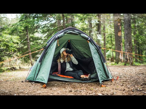 "A couple kayaking and camping with the Duo GS Maxx in Idaho, showcasing its portability and durability for adventure trips."