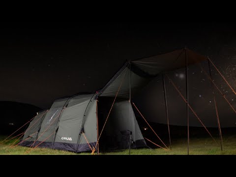 Thumbnail for Crua Tri Reflective Flysheet and Porch Cover product video, showcasing all-weather tent protection and insulation features