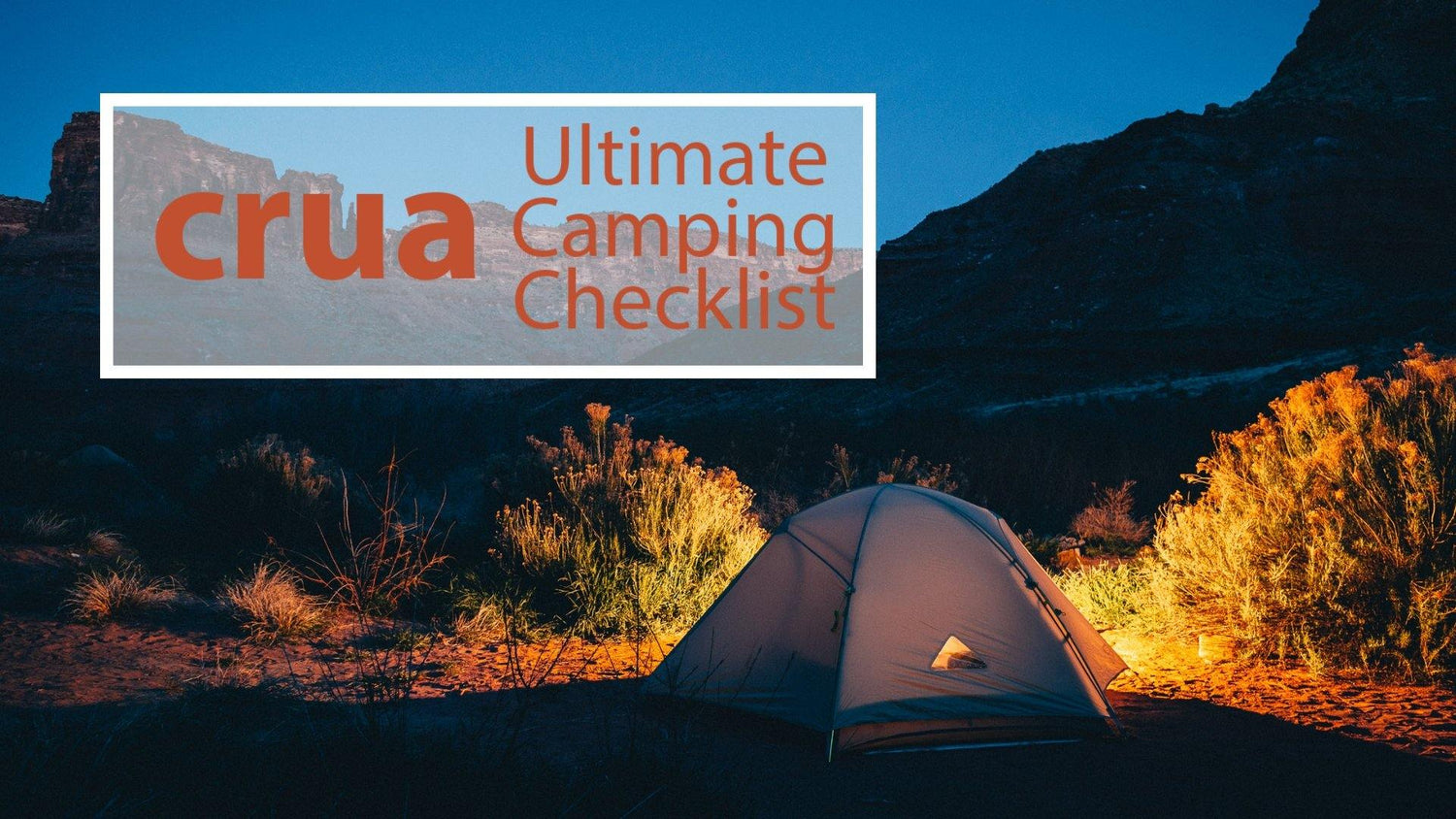 Crua's Ultimate Family Camping Checklist - Crua Outdoors