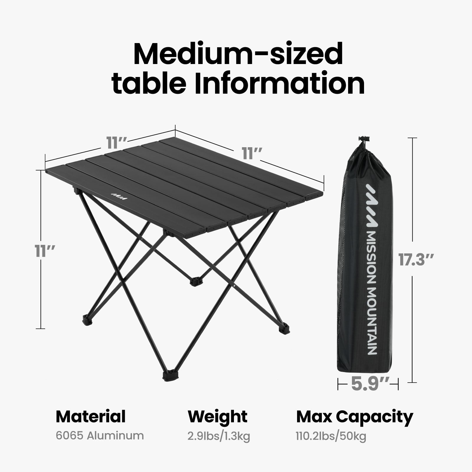 UltraPort Camping Table