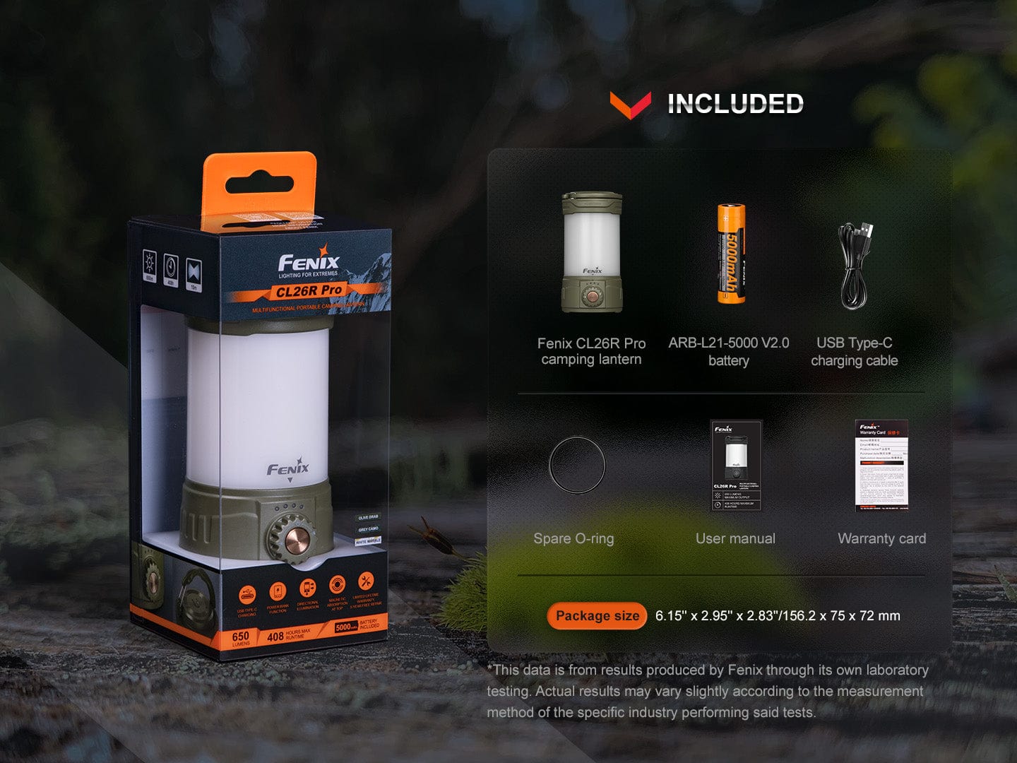 Fenix CL26R PRO High Performance LED Rechargeable Camping