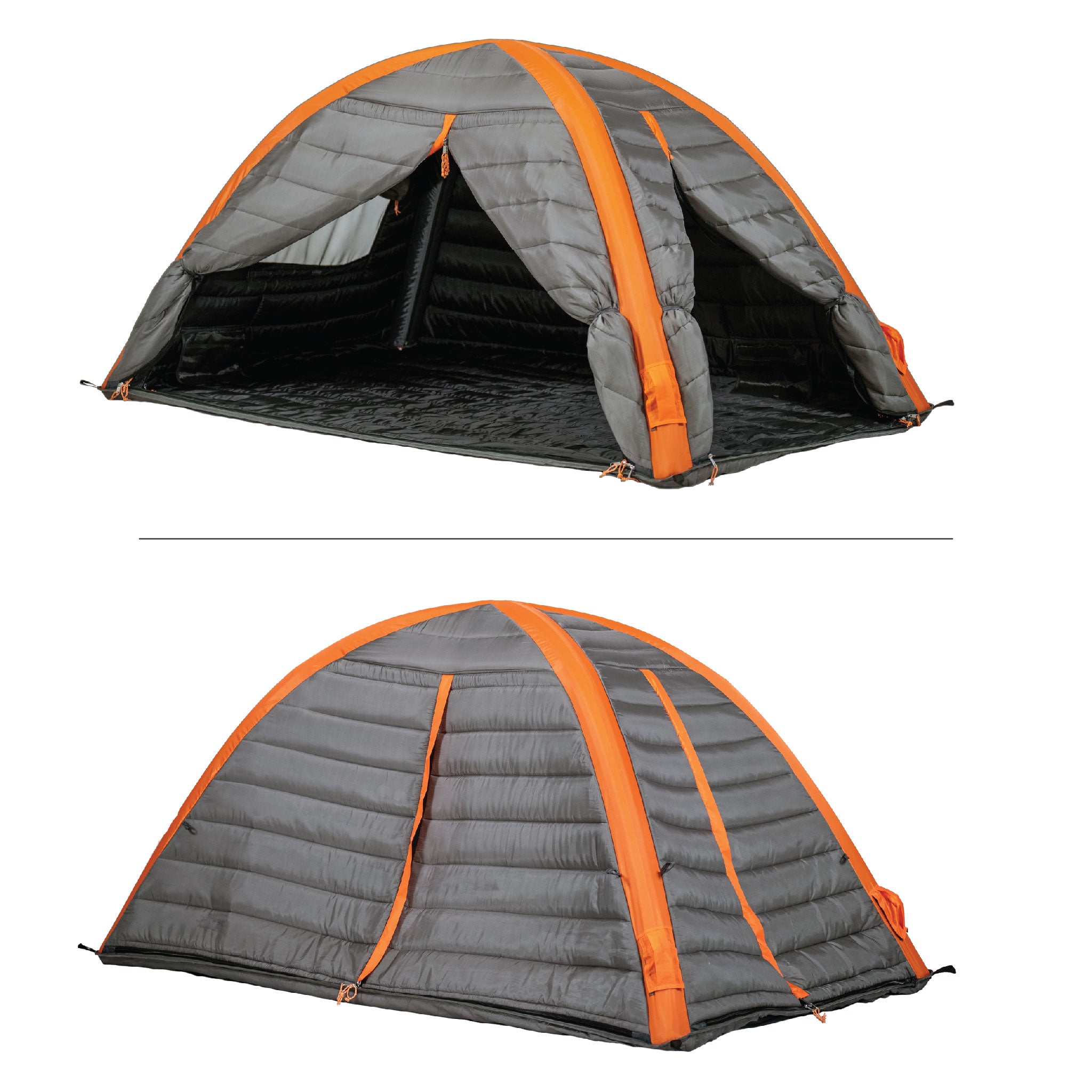 CULLA | 2 PERSON INSULATED INNER TENT WITH TEMPERATURE REGULATING, NOISE DAMPENING AND LIGHT BLOCKING FEATURES