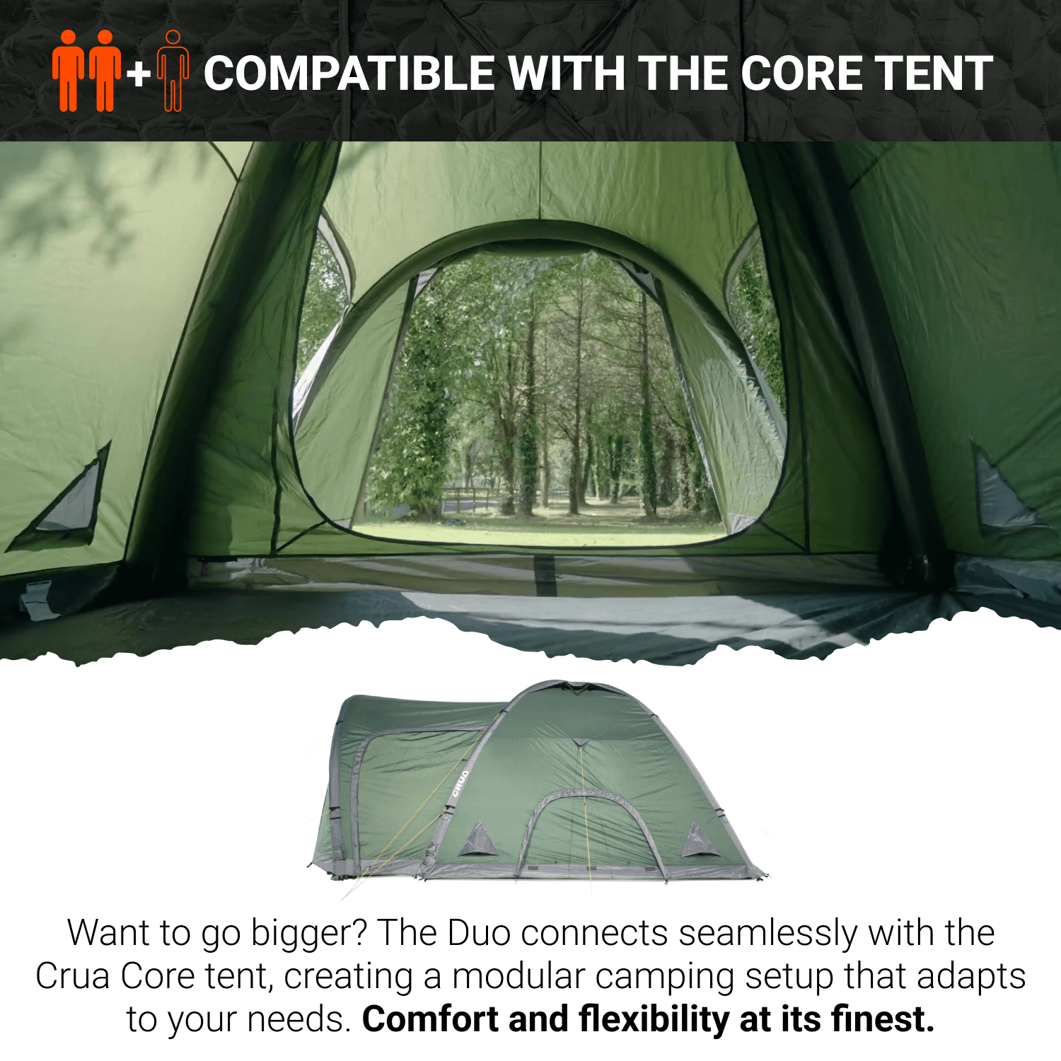 Duo | 2 Person Dome Tent | CRUA™