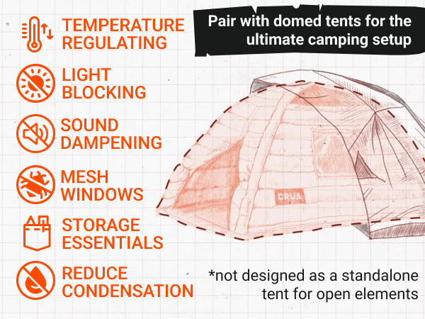 Culla Maxx | 3 Person Insulated Inner Tent | CRUA™