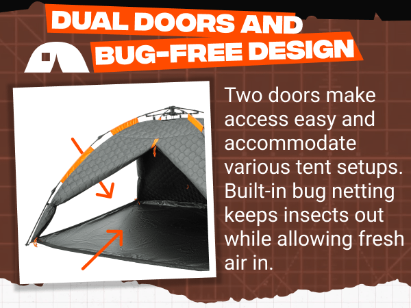 テント・タープ Crucoon 3-Person Insulated Inner Tent Culla Maxx | 3 Person Insulated Inner Tent | CRUA™