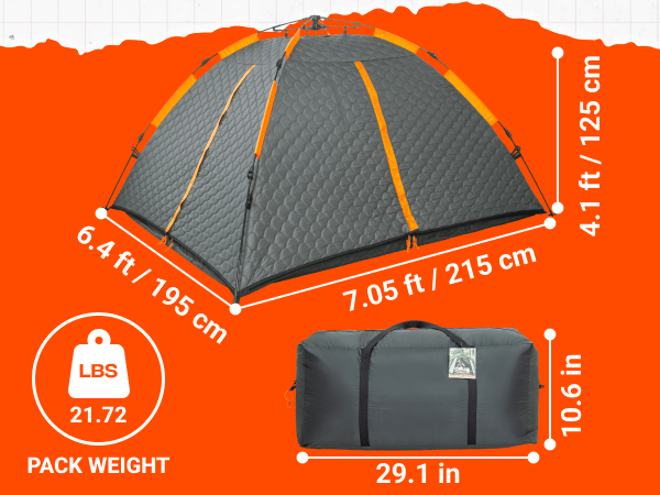 Culla Maxx | 3 Person Insulated Inner Tent | CRUA™