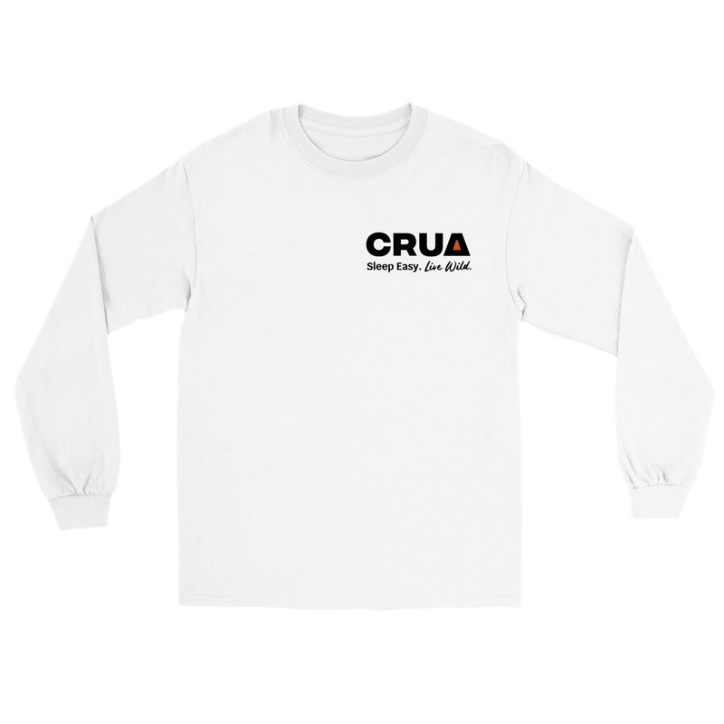 Crua Sleep Easy. Live Wild. Unisex Longsleeve T-shirt